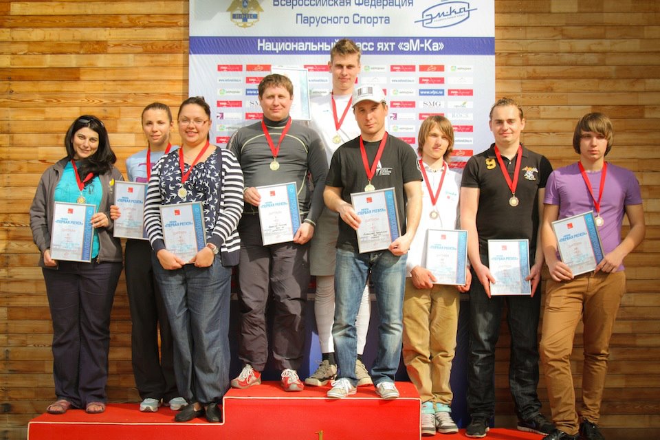 яхта эм ка, первая регата, яхт клуб пирогово, парусные гонки