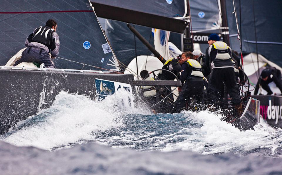 яхта rc44, парусная регата, команда rus7, парусный спорт, пуэрто калеро