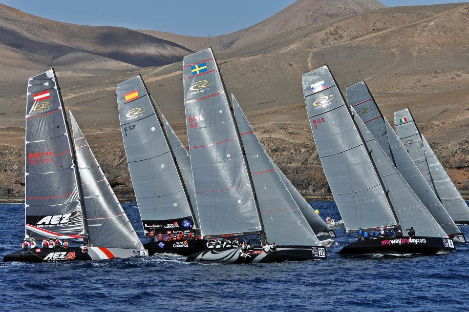 яхта rc44, парусная регата, парусный спорт, пуэрто калеро