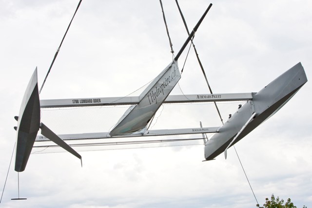 яхта, тримаран, hydroptere.ch, новости