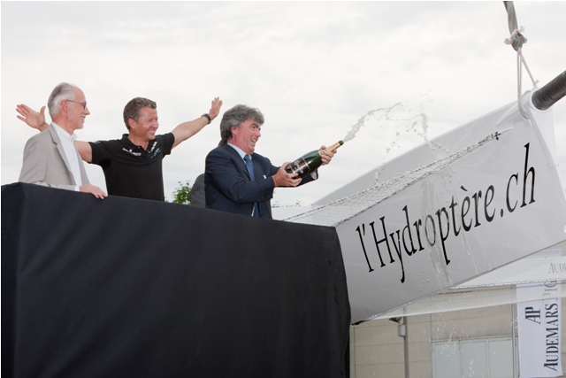 яхта, тримаран, hydroptere.ch, новости