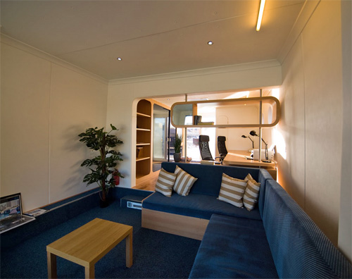Компания WaterSpace занялась разработкой интересного проекта под названием Floating Studio Flat. 