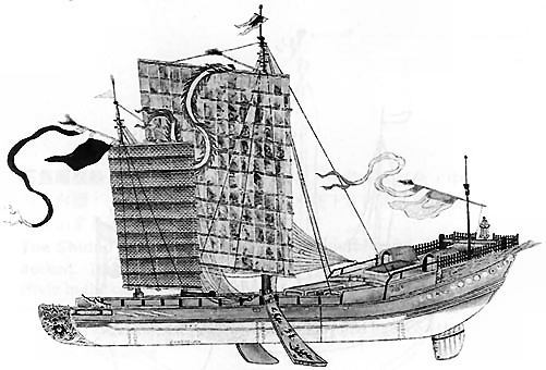 джанк, казначейский корабль, китайский флот, новости, парусное судно