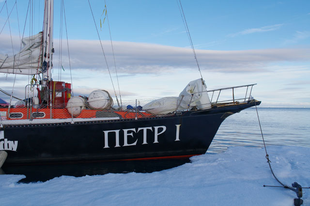 яхта петр I, парусная яхта, полярная экспедиция, 80-я широта