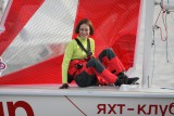 Открытый Чемпионат России в классе яхт "эМ-Ка". На фото: Кирьянова Анна