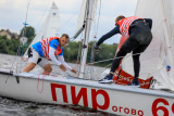 Регата "Кубок России 2021г." в ПИРогово, яхта эМ-Ка, Финн