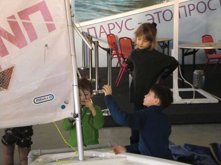 детская парусная школа, пирогово, дети, парусный спорт, зима в пирогово