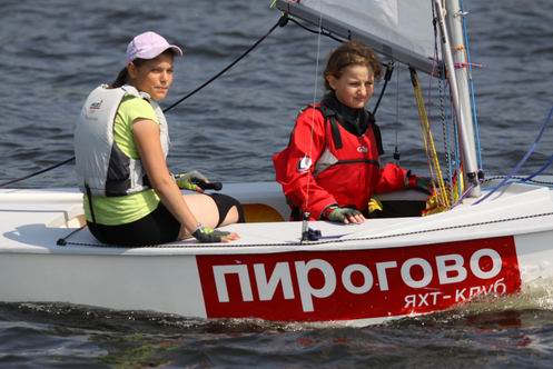 Детская парусная школа, Кадет, Михненко Ольга и Хмелевская