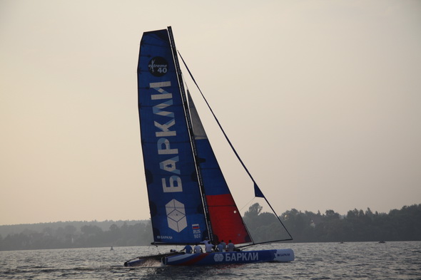 катамаран extreme 40, баркли, ПИРогово, парусный спорт